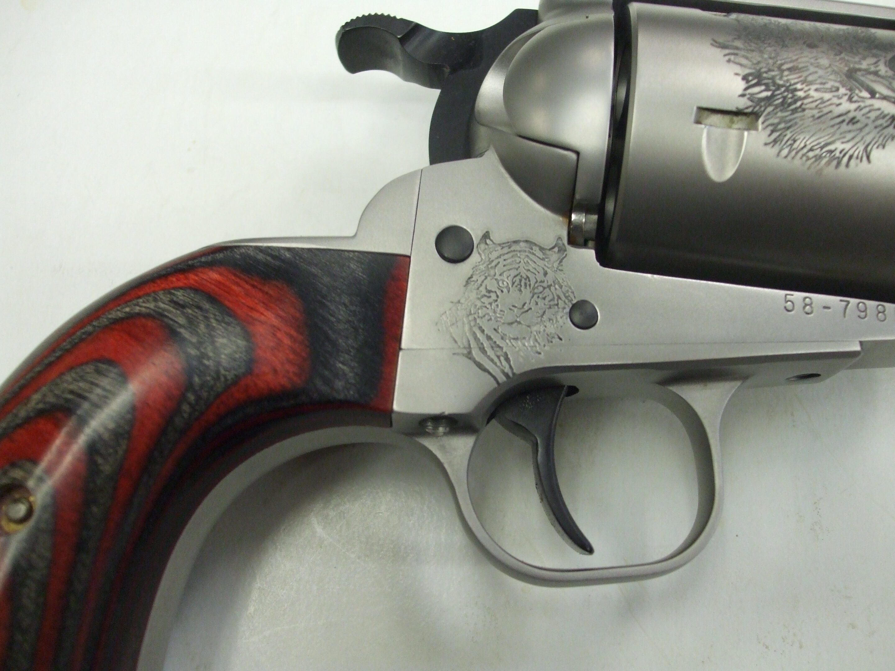 A close up of the trigger of a gun