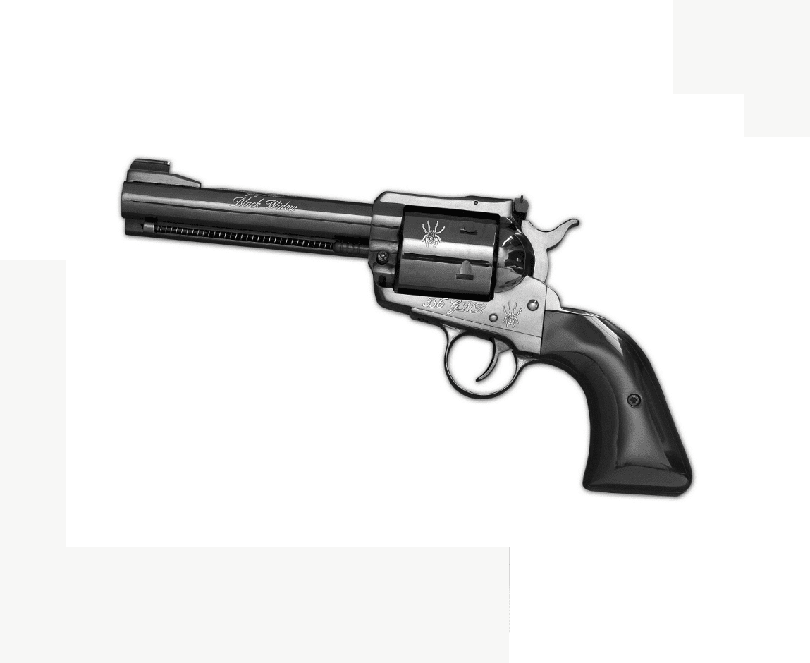 Group 61 A gun that is on top of a table.