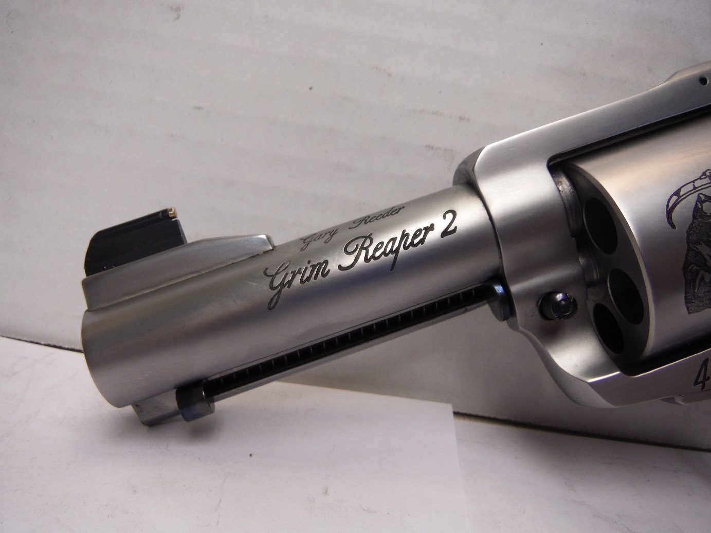 A close up of the trigger on a gun