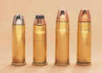 pp410a_small Four different types of bullets are lined up.